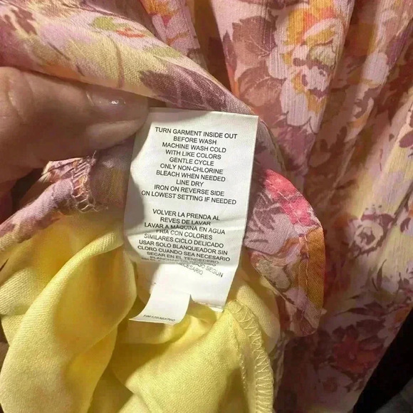 Rewind Juniors Women’s Floral Cold Shoulder Cut Out Dress - Picture 15 of 15